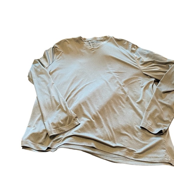 Active Flex by Haggar V Neck Pullover Long Sleeve Shirt - Size XL - Picture 3 of 9